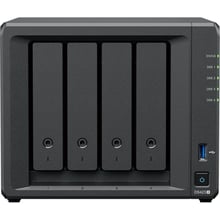 Мережевий накопичувач (NAS) Synology DS423+: Слоти для дисків 4x2,5" или 3,5" HDD/SSD с интерфейсом SATA, 2 х M.2 2280 NVMe