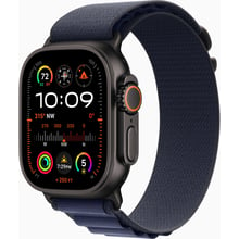 Apple Watch Ultra 2 GPS + Cellular 49mm Black Titanium Case with Navy Alpine Loop - Small: Размер 49mm