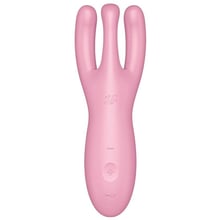 Клиторальный смарт вибратор Satisfyer Threesome 4 Pink с тремя пальчиками: Для кого Для женщин