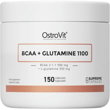 Амінокислота для спорту OstroVit BCAA + Glutamine 1100 mg 150 caps / 30 servings: Тип BCAA