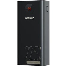 Внешний аккумулятор Romoss Power Bank 40000mAh 22,5W PEA40PF Black (PEA40-152-2133H): Количество USB 3