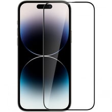 Аксесуар для iPhone FJ Gears Tempered Glass 2.5D FulI Cover HD Black для iPhone 14 Pro Max: Колір чорний