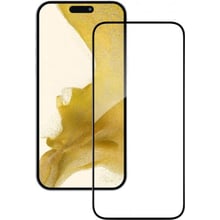 Аксесуар для iPhone Global Tempered Glass Full Glue Black для iPhone 15: Колір чорний