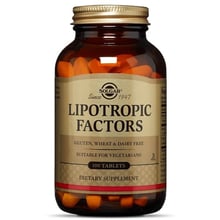 Solgar Lipotropic Factors 100 tabs: Виробник Solgar