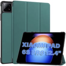 Аксессуар для планшетных ПК BeCover Smart Case Dark Green for Xiaomi Pad 6S Pro (711085): Цвет зеленый