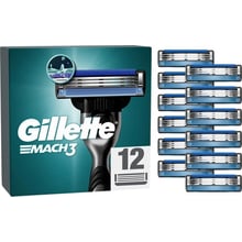 Gillette Mach3 Сменные касеты для бритья 12 шт: Вид Сменные кассеты