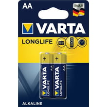 Varta AA bat Alkaline 2шт LONGLIFE EXTRA (04106101412)