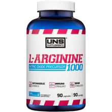 Амінокислота для спорту UNS L-Arginine 1000 90 capsules: Тип аргінін