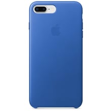 Чехол для iPhone Apple Leather Case Electric Blue (MRG92) for iPhone 8 Plus/iPhone 7 Plus: Цвет синий