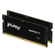 Kingston FURY 16 GB (2x8 GB) SO-DIMM DDR5 4800 MHz Impact (KF548S38IBK2-16): Тип DDR5