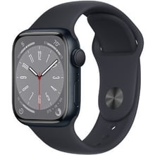 Apple Watch Series 8 41mm GPS Midnight Aluminum Case with Midnight Sport Band (MNP53) UA