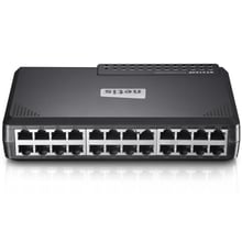 Мережевий комутатор Netis ST3124P: Порти тільки Fast Ethernet (10/100)