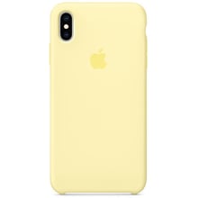 Чехол для iPhone Apple Silicone Case Mellow Yellow (MUJR2) for iPhone Xs Max: Цвет желтый