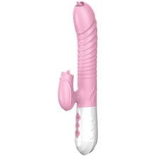 Вібратор BOSS FoxShow Silicone Heating and Thrusting Vibrator Pink: Для кого Для женщин