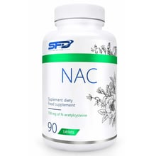 Амінокислота для спорту SFD Nutrition Nac 90 tab / 360 послуг: Тип Aцетилцистеин