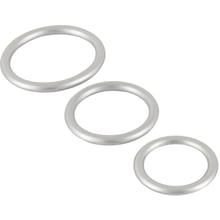 Набір ерекційних кілець Metallic Silicone Cock Ring Set: Виробник Orion