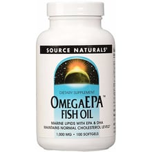 Source Naturals Fish Oil OmegaEPA, 1000 mg, 100 softgels: Тип Омега 3