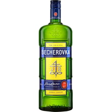 Настоянка Becherovka 1л, 38% (STA8594405101063): Об'єм, л 1