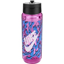 Фляга Пляшка NIKE TR RENEW RECHARGE STRAW BOTTLE 24 OZ Рожево-чорно-білий Уні 709 мл (N.100.7643.660.24): Виробник Nike