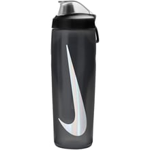 Фляга Пляшка Nike REFUEL BOTTLE LOCKING LID 18 OZ Антрацит чорно-сріблястий Уні 532 мл (N.100.7669.054.18): Виробник Nike