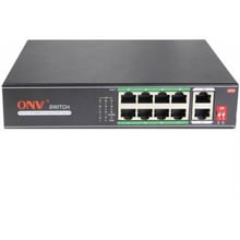 Сетевой коммутатор Onv ONV-H1108PLD: Порты только Gigabit Ethernet (10/100/1000)