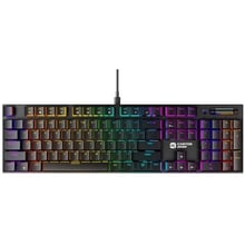 Клавиатура Canyon Cometstrike GK-55 RGB (CND-SKB55-US): Подключение проводное