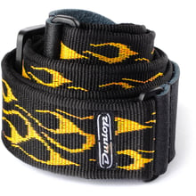 Гитарный ремень DUNLOP D3811OY Classic Flambe Orange Yellow Strap: Производитель Dunlop