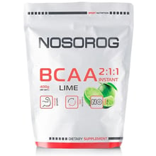 Амінокислота для спорту Nosorog Nutrition BCAA 2:1:1 400 g /72 servings/ Lime: Тип BCAA