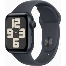 Apple Watch SE 2 2024 40mm GPS Midnight Aluminum Case with Midnight Sport Band - S/M (MXE73QH/A): Размер 40mm