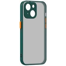 Аксесуар для iPhone ArmorStandart Frosted Matte Dark Green (ARM64490) для iPhone 14 Plus: Колір зеленый