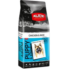 Сухой корм Alice Puppy & Junior Chicken and Rice для собак с курицей рисом и овощами 17 кг (300781): Тип Сухой корм