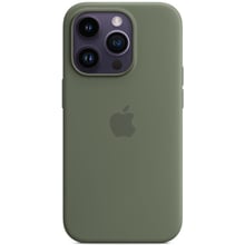 Чохол для iPhone TPU Silicone case з Magsafe Olive для iPhone 14 Pro: Колір зеленый