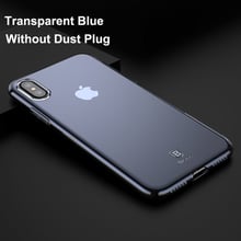 Аксесуар для iPhone Baseus Simple Blue (ARAPIPH8-B03) for iPhone X/iPhone Xs: Колір синій