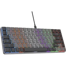 Клавиатура GamePro MK230R Red Switch Low Profile Dark Gray RGB: Подключение беспроводное