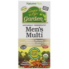 Мультивітаміни для чоловіків 90 таблеток Nature's Plus Men's Multi Source of Life Garden: Тип Комплексные