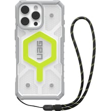 Чохол для iPhone Urban Armor Gear UAG with Trap Pathfinder Clear Magsafe Bundle Active Neon Lanyard (1144651BV01) for iPhone 16 Pro Max: Колір серый