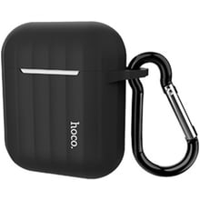 Захисний чохол для навушників Airpods 2 HOCO silicone case black (P): Виробник HOCO