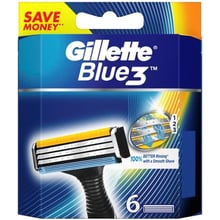 Gillette Blue 3 Сменные касеты для бритья 6 шт: Вид Сменные кассеты