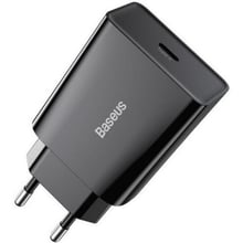 Зарядний пристрій Baseus USB-C Wall Charger 1С 20W Black (CCFS-SN01): Особливості Быстрая зарядка, USB-C