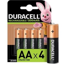 Duracell Recharge AA 1300 мА·г 4 шт. (5000394044982): Производитель Duracell