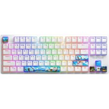 Клавиатура Hator Rockfall 2 Mecha TKL Authentic Edition Aurum Milky Way Silent USB Fighting Cats (HTK-532): Подключение проводное