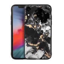 Аксесуар для iPhone LAUT Mineral Glass Black (LAUT_IP18-M_MG_MB) for iPhone Xr: Колір чорний