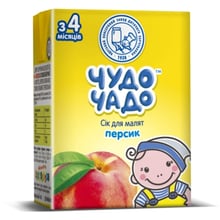 Сік Чудо-Чадо персик з м'якоттю, цукром 200 мл (4820016251687): Тип Соки