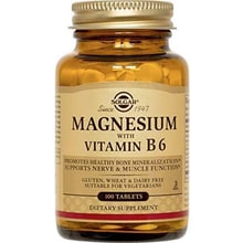 Solgar Magnesium with Vitamin B6 100 Tablets: Тип Магній + B6