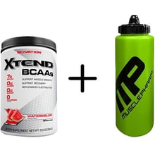 Амінокислота для спорту Scivation Xtend BCAAs 384 g /30 servings/ Watermelon+Musclepharm Water Bottle 700 ml: Тип BCAA