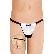 Чоловічі труси SoftLine - Thong 4417, S-L (black/white): Для кого Для мужчин