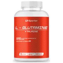 Аминокислота для спорта Sporter L - Glutamine + Taurine 240 caps / 20 sevings: Тип Глютамины