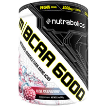 Амінокислота для спорту Nutrabolics mBCAA 6000 240 g /30 servings/ Iced Raspberry: Тип BCAA