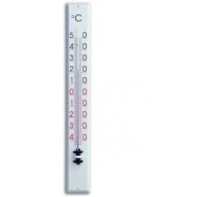 Термометр вуличний/кімнатний TFA метал білий 103х39х806 мм