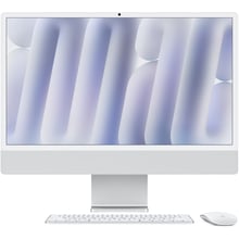 Комп'ютер Apple iMac M4 24" 256GB 10GPU Silver (MWUU3UA/A) 2024: Екран 24" Retina 4.5K (4480x2520), с технологией True Tone